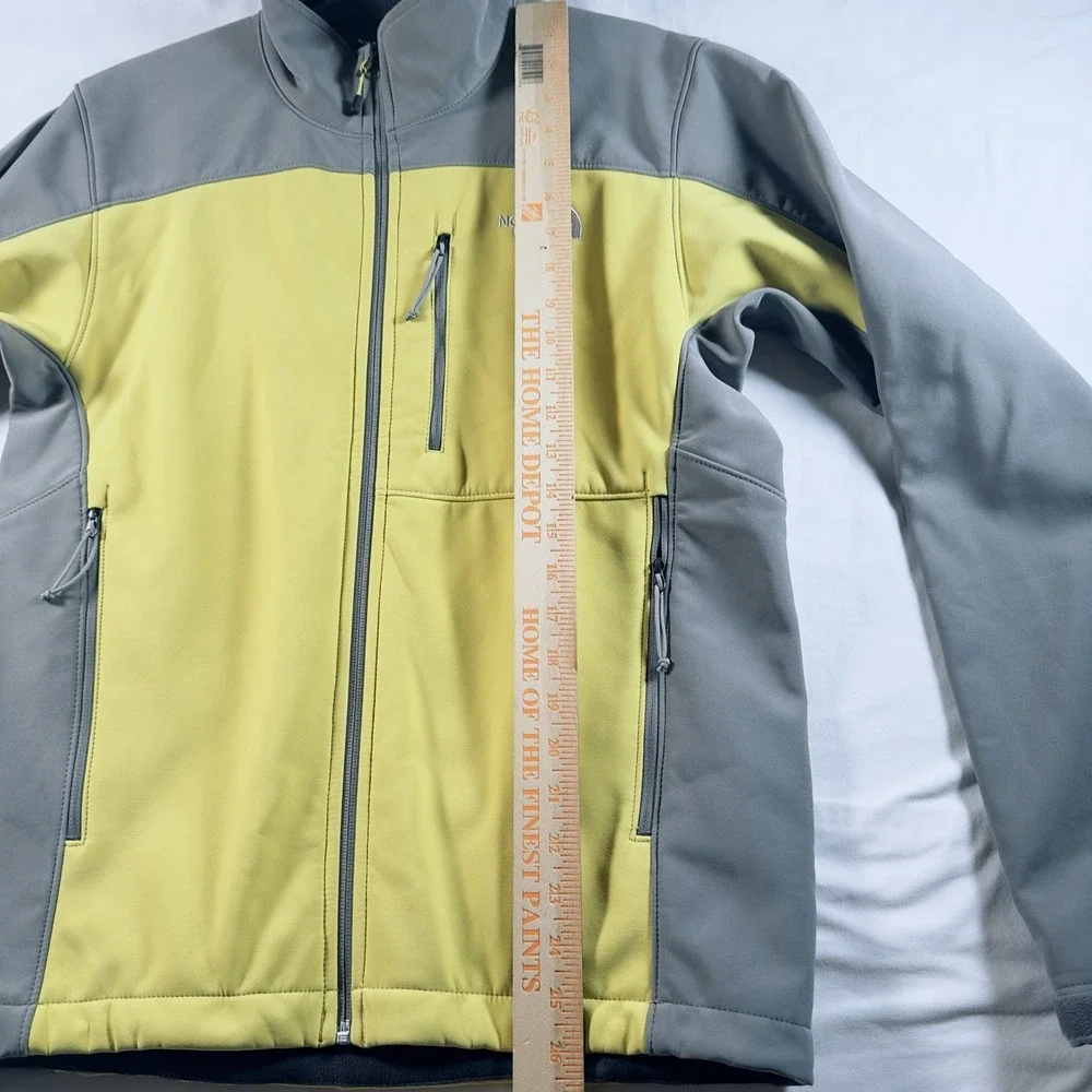 The North Face Jacket Men Small Apex Bionic Gray Softshell Windproof Lined